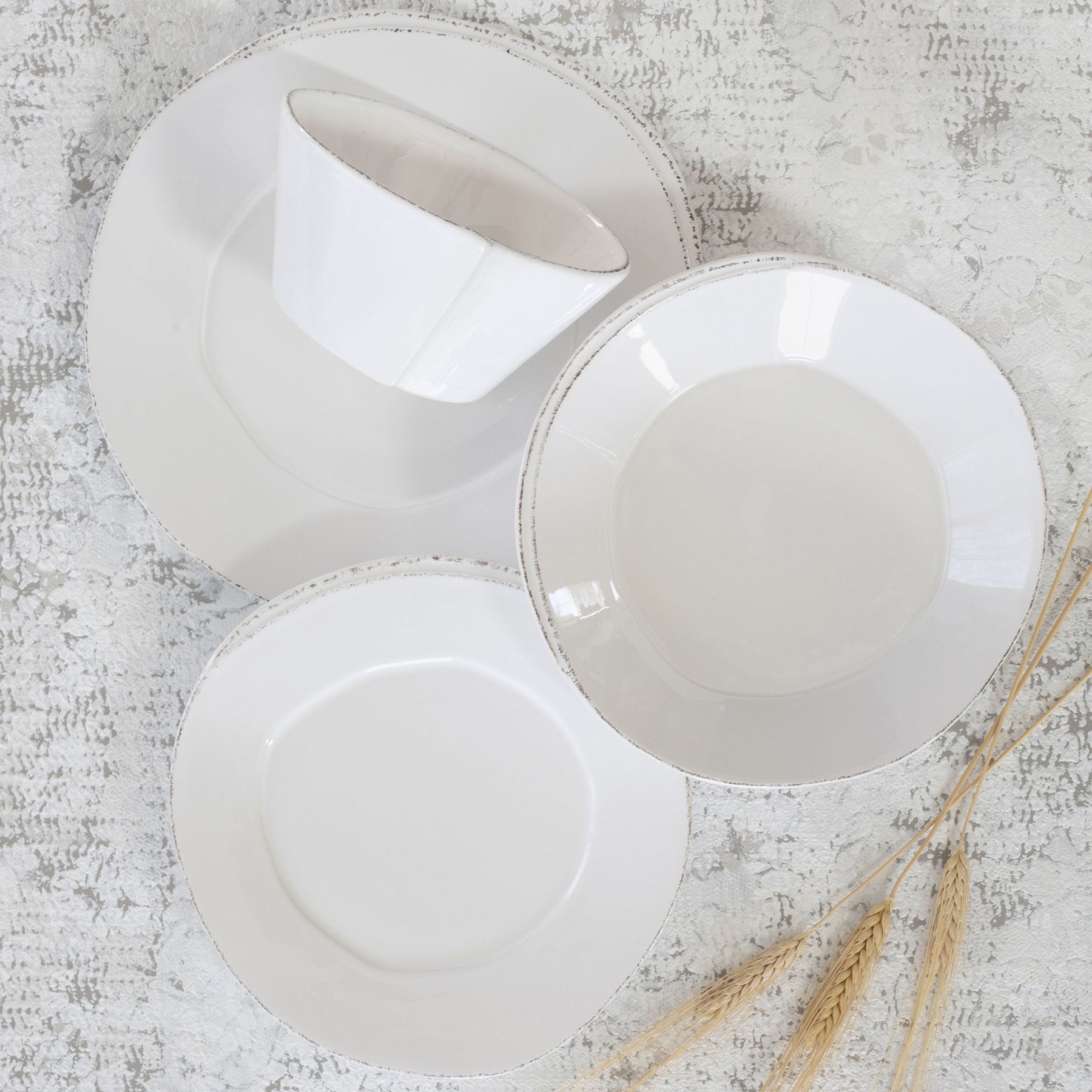 VIETRI: Lastra Four-Piece Place Setting - artisticaitalian.com