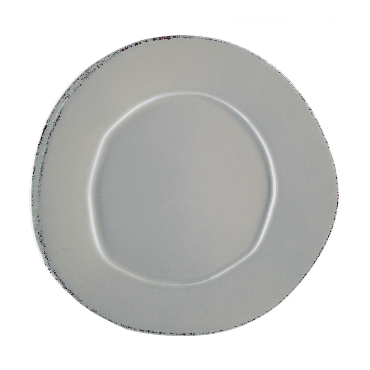 VIETRI: Lastra Gray European Dinner Plate - artisticaitalian.com