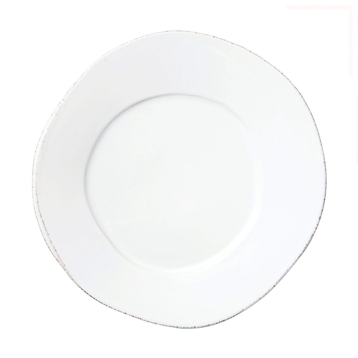 VIETRI: Lastra White European Dinner Plate - artisticaitalian.com