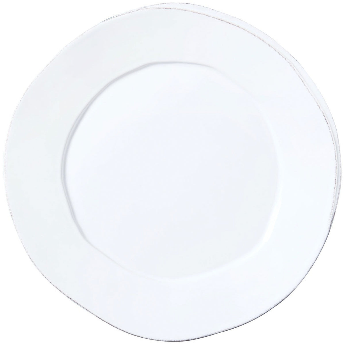 VIETRI: Lastra White Round Platter - artisticaitalian.com