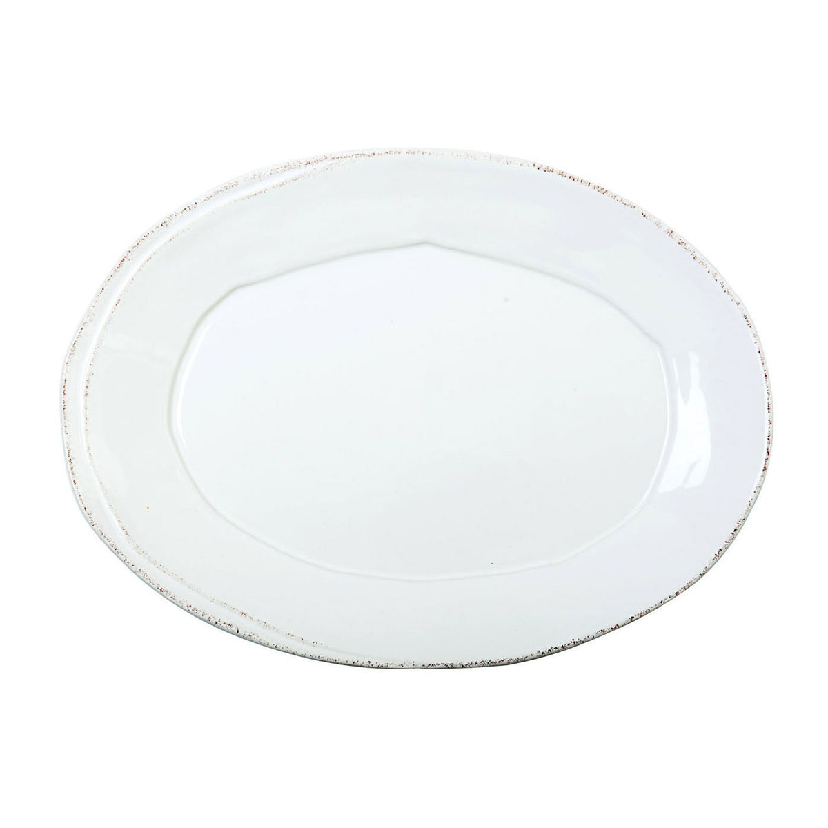 VIETRI: Lastra White Small Oval Platter - artisticaitalian.com