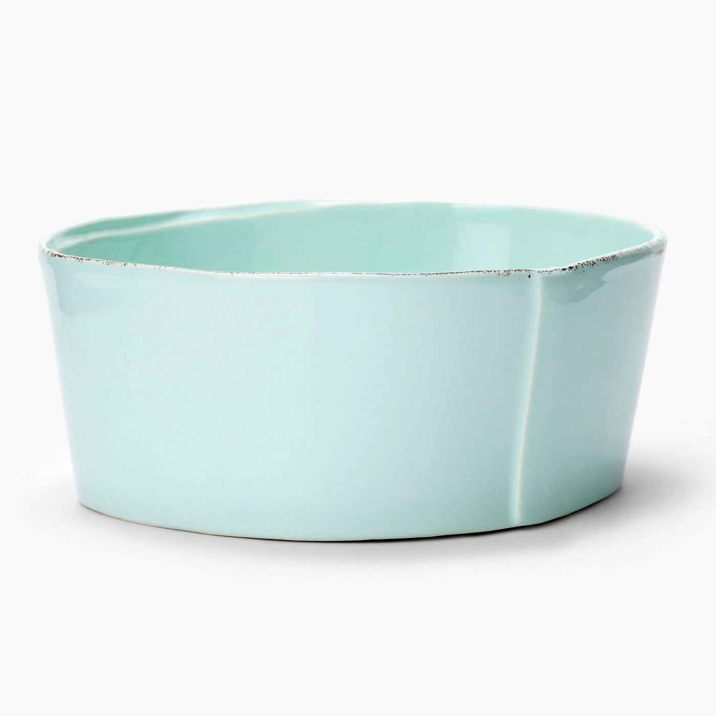 VIETRI: Lastra Aqua Medium Serving Bowl - artisticaitalian.com