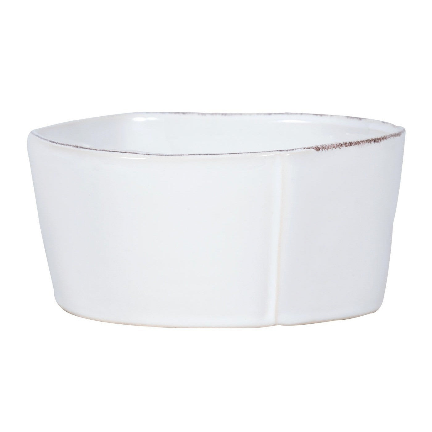 VIETRI: Lastra White Medium Serving Bowl - artisticaitalian.com