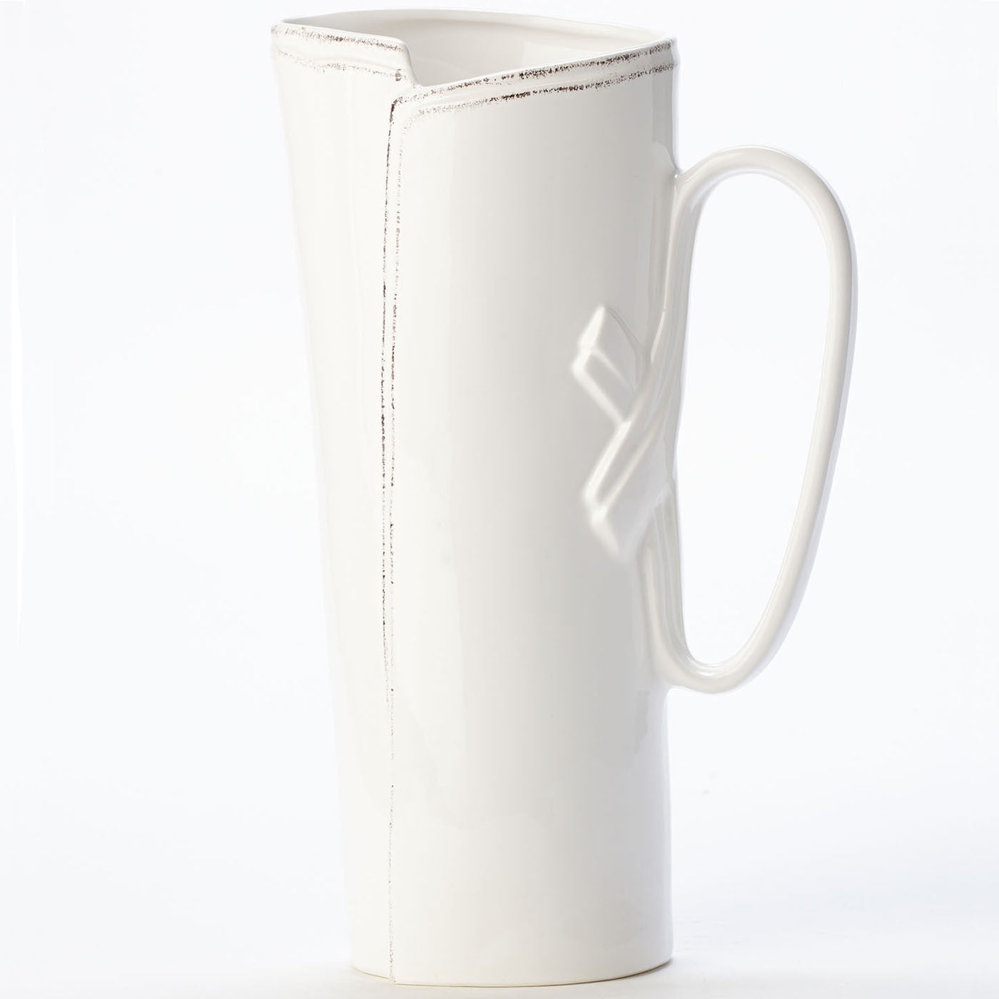 VIETRI: Lastra White Tavern Pitcher - artisticaitalian.com