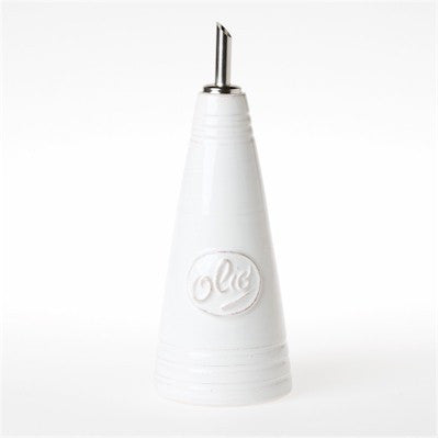 VIETRI: Lastra White Olive Oil Bottle Dispenser - artisticaitalian.com