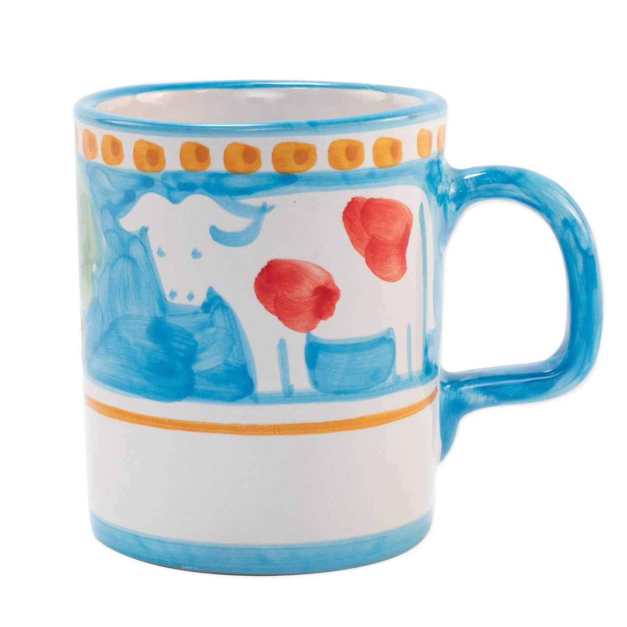 VIETRI: CAMPAGNA Mucca Mug - artisticaitalian.com