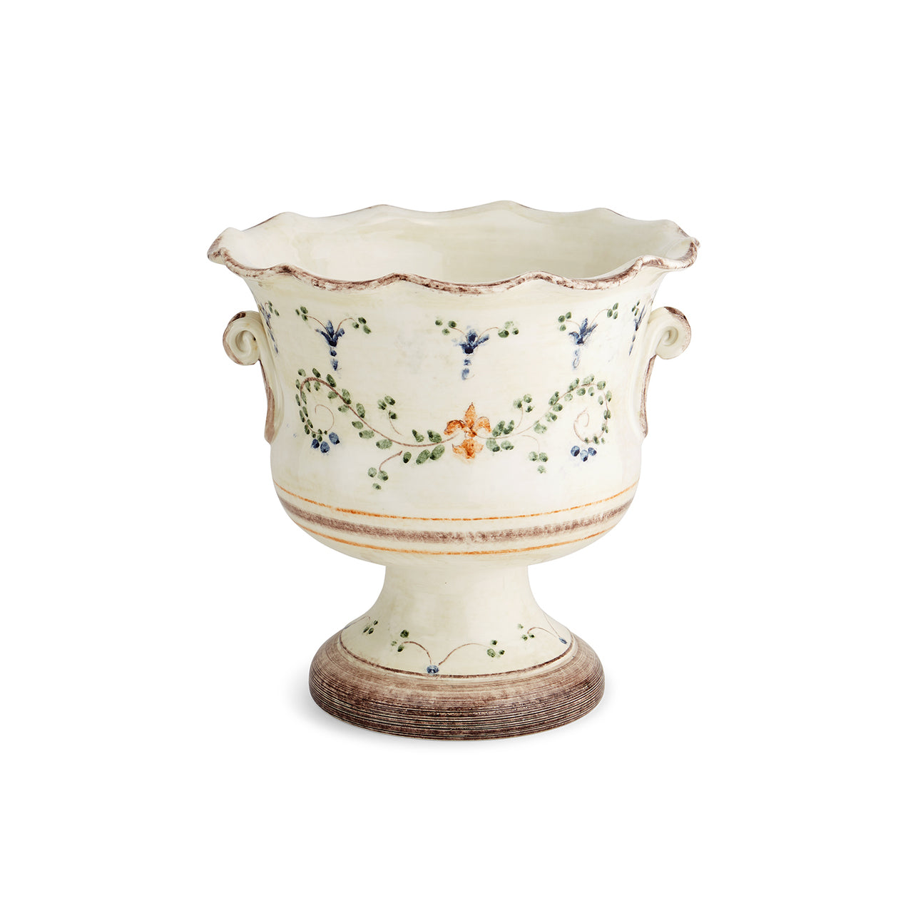 ARTE ITALICA: Medici Footed Cachepot - artisticaitalian.com