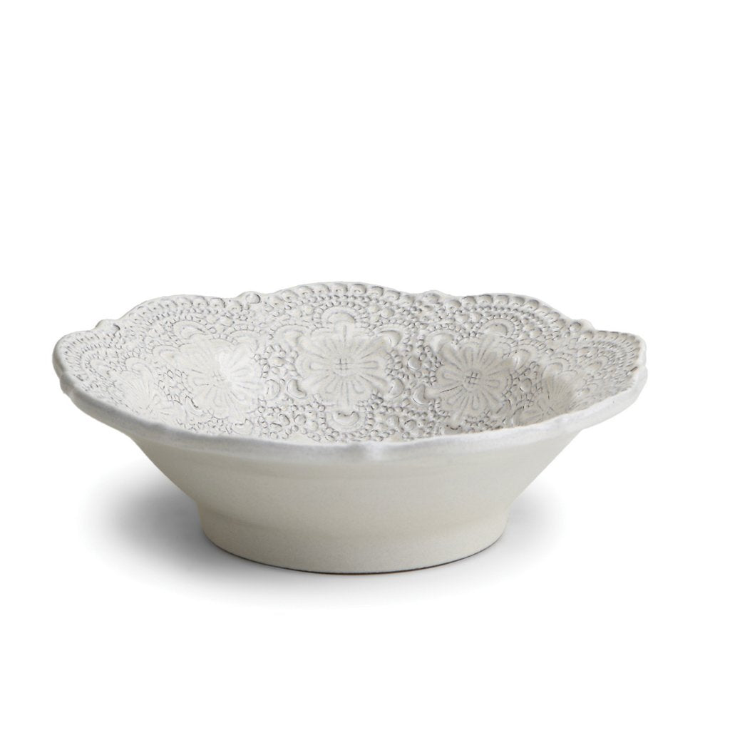 ARTE ITALICA: Merletto Antique Cereal Bowl - artisticaitalian.com