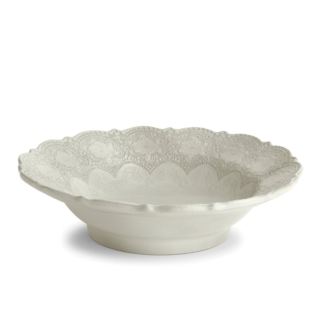 ARTE ITALICA: Merletto Antique Serving Bowl - artisticaitalian.com