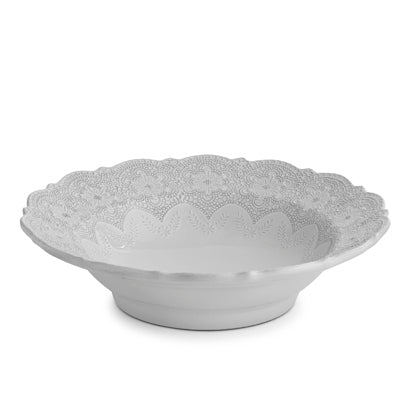 ARTE ITALICA: Merletto White Serving Bowl - artisticaitalian.com