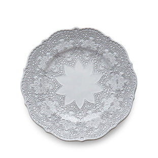 ARTE ITALICA: Merletto White Salad/Dessert Plate - artisticaitalian.com