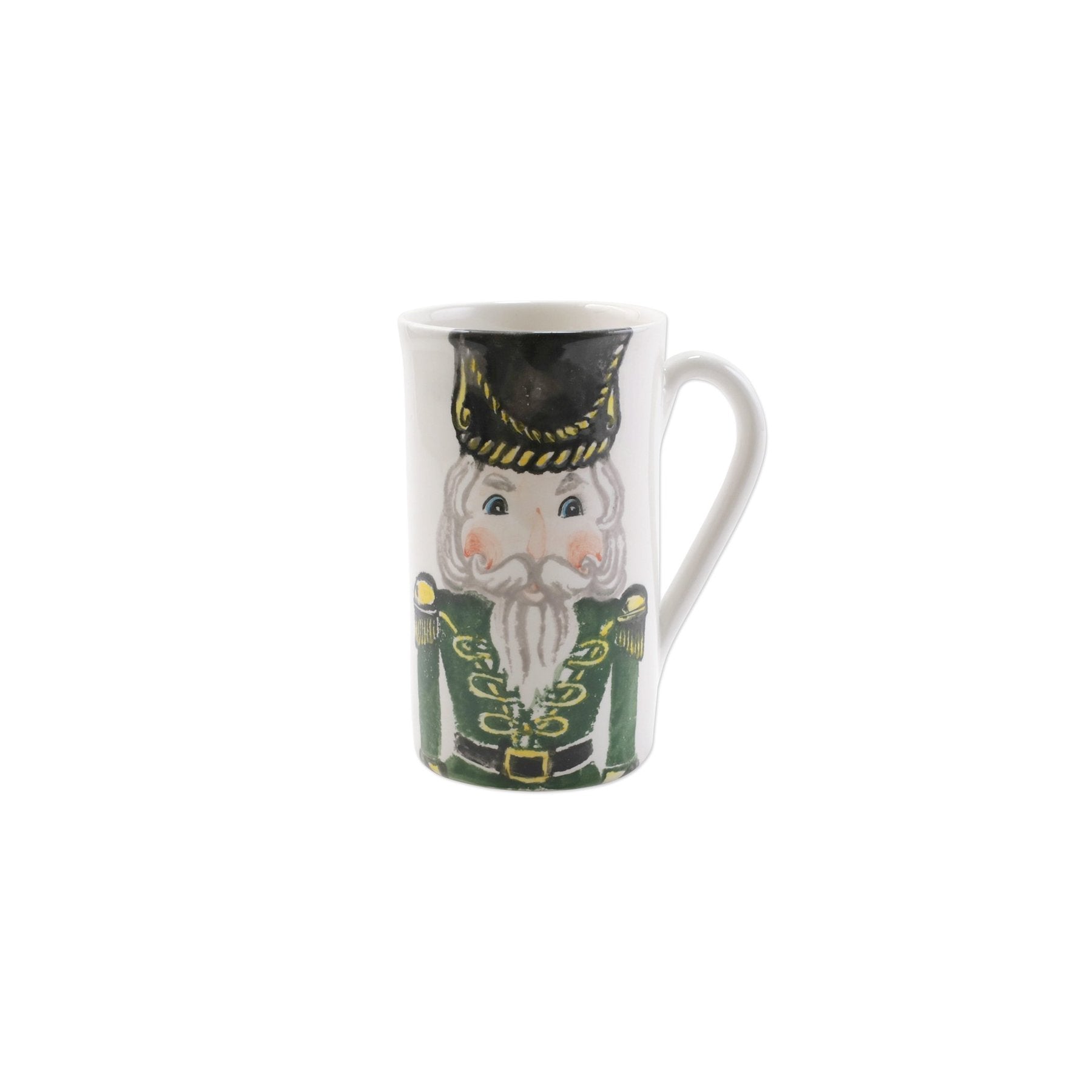 VIETRI: NUTCRACKERS LATTE MUG W/ SOLDIER - artisticaitalian.com