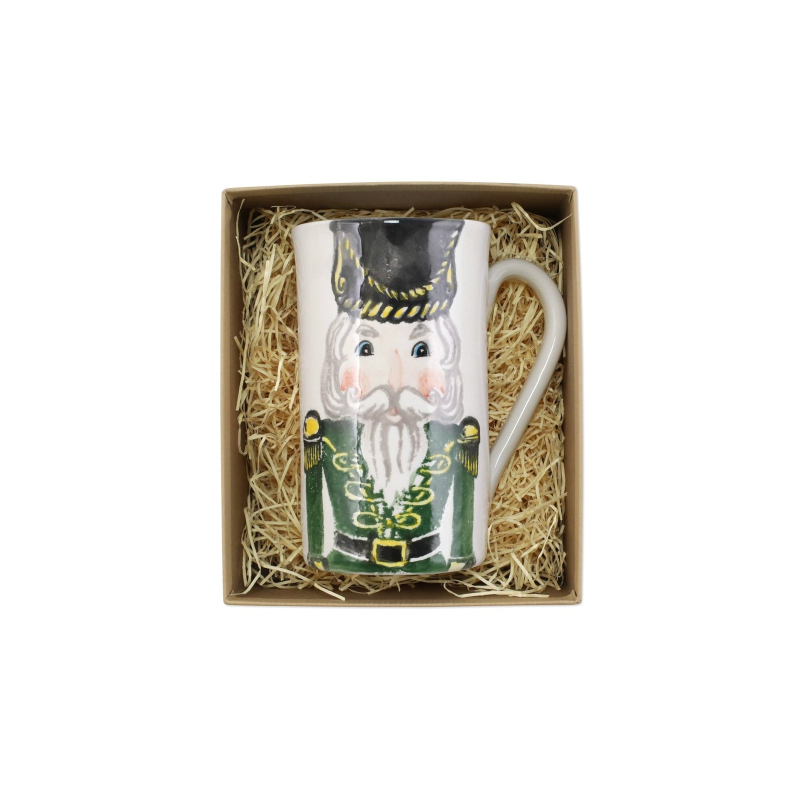 VIETRI: NUTCRACKERS LATTE MUG W/ SOLDIER - artisticaitalian.com