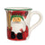 VIETRI: Old St. Nick Mug - Skiing