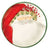 VIETRI: Old St Nick Canape Plate (Shipped assorted any of the four depicted) - artisticaitalian.com