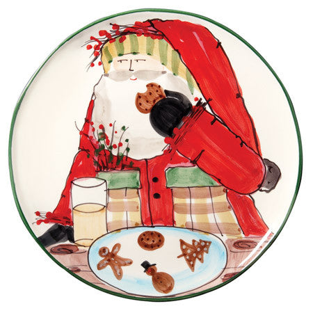 VIETRI: Old St Nick Cookie Platter - artisticaitalian.com