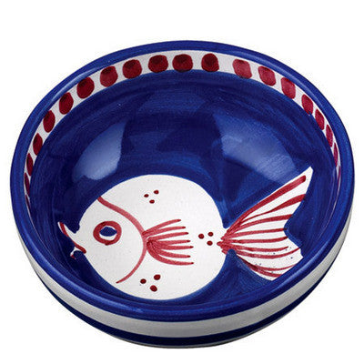 VIETRI: CAMPAGNA Pesce Olive Oil Bowl - artisticaitalian.com