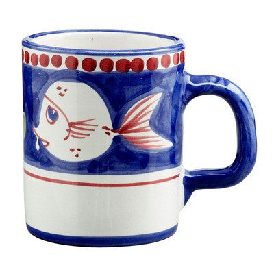 VIETRI: CAMPAGNA Pesce Mug (10 Oz) - artisticaitalian.com