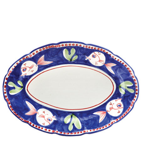 VIETRI: CAMPAGNA Pesce Oval Platter - artisticaitalian.com