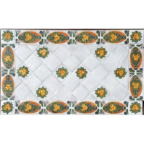 ANTICA DERUTA: WALL PANEL BACKSPLASH DELLA ROBBIA DESIGN - artisticaitalian.com