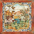 ANTICA DERUTA: Hand Painted Framed Ceramic Tiles Panel - Season SPRING - artisticaitalian.com