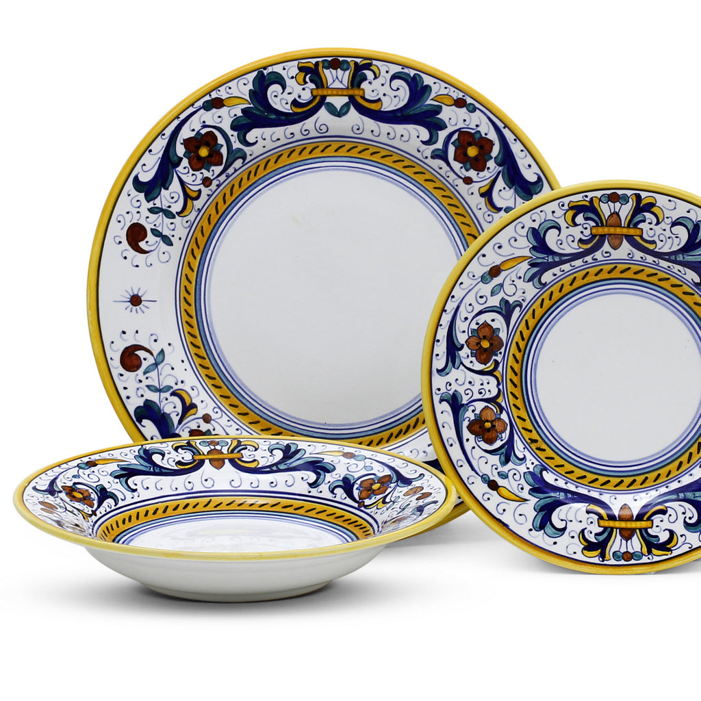 RICCO DERUTA CLASSICO: 3 Pieces Place Setting - artisticaitalian.com