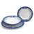 DERUTA COLORI: 3 Pieces Place Setting Bundle - BLUE GENZIANA - artisticaitalian.com