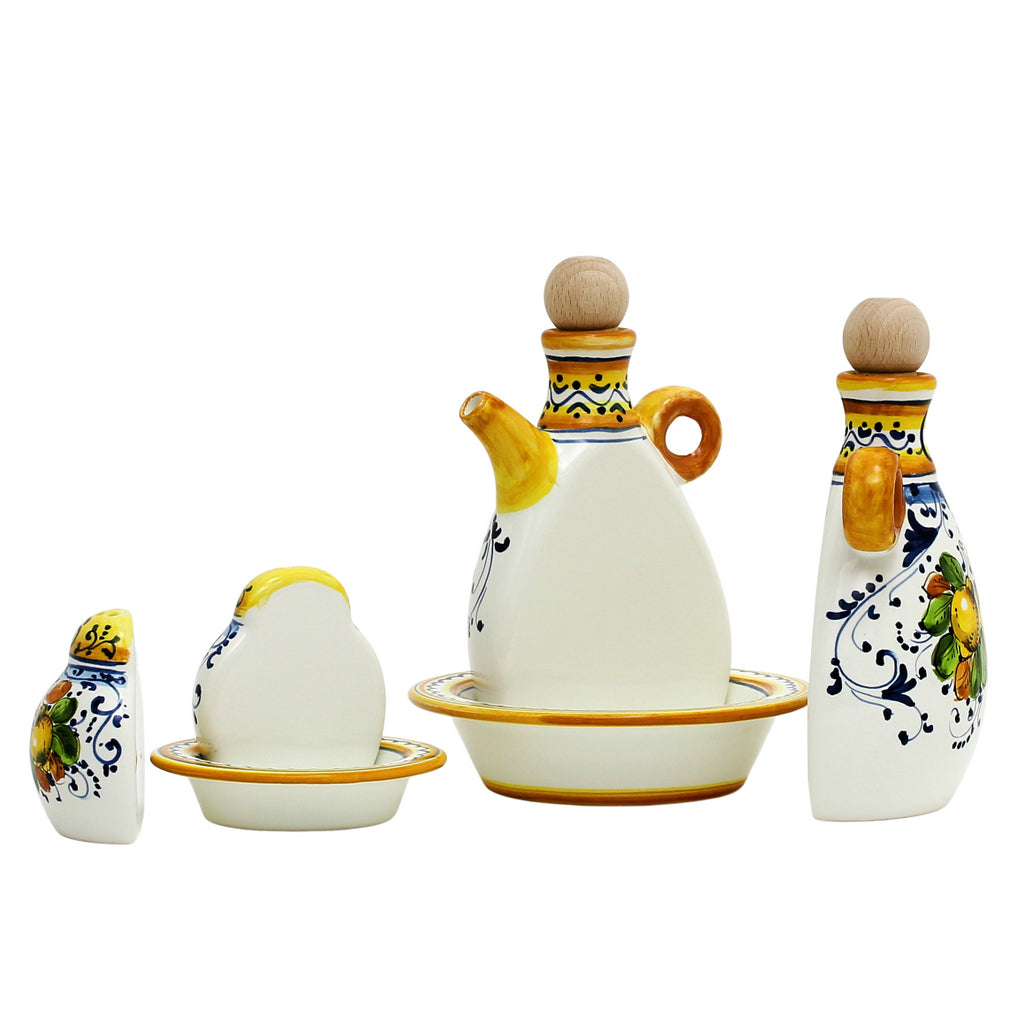 LIMONCINI: 'The Better Half' Oil+Vinegar and Salt+Pepper Sets - artisticaitalian.com