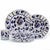 ORVIETO BLUE ROOSTER: 4 Pieces Place Setting