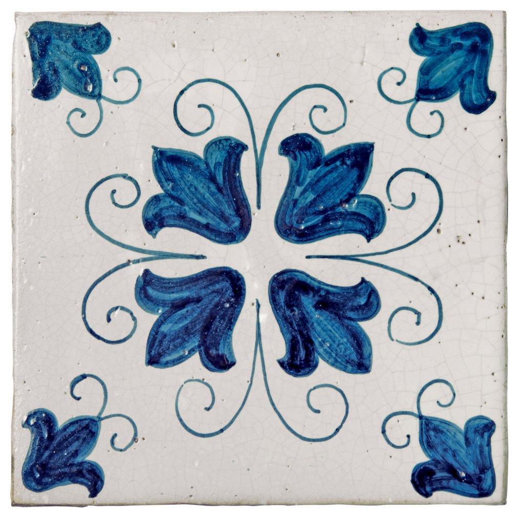 ANTICA DERUTA: Hand Painted Ceramic Authentic Deruta Tile - artisticaitalian.com