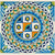 ANTICA DERUTA: Large Hand Painted Ceramic Authentic Deruta Tile - artisticaitalian.com