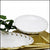 PURITY GLAMOUR: Large Oval Tray Centerpiece - Pure White with Gold Chain - artisticaitalian.com