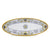 PAVOVE DELUXE: Fish/Hors d'Oeuvres Oval Narrow Platter - artisticaitalian.com