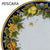 LAZY SUSAN: Ceramic-Stone Rotating Lazy Susan 46" Diam. in Deruta, Italy. - artisticaitalian.com