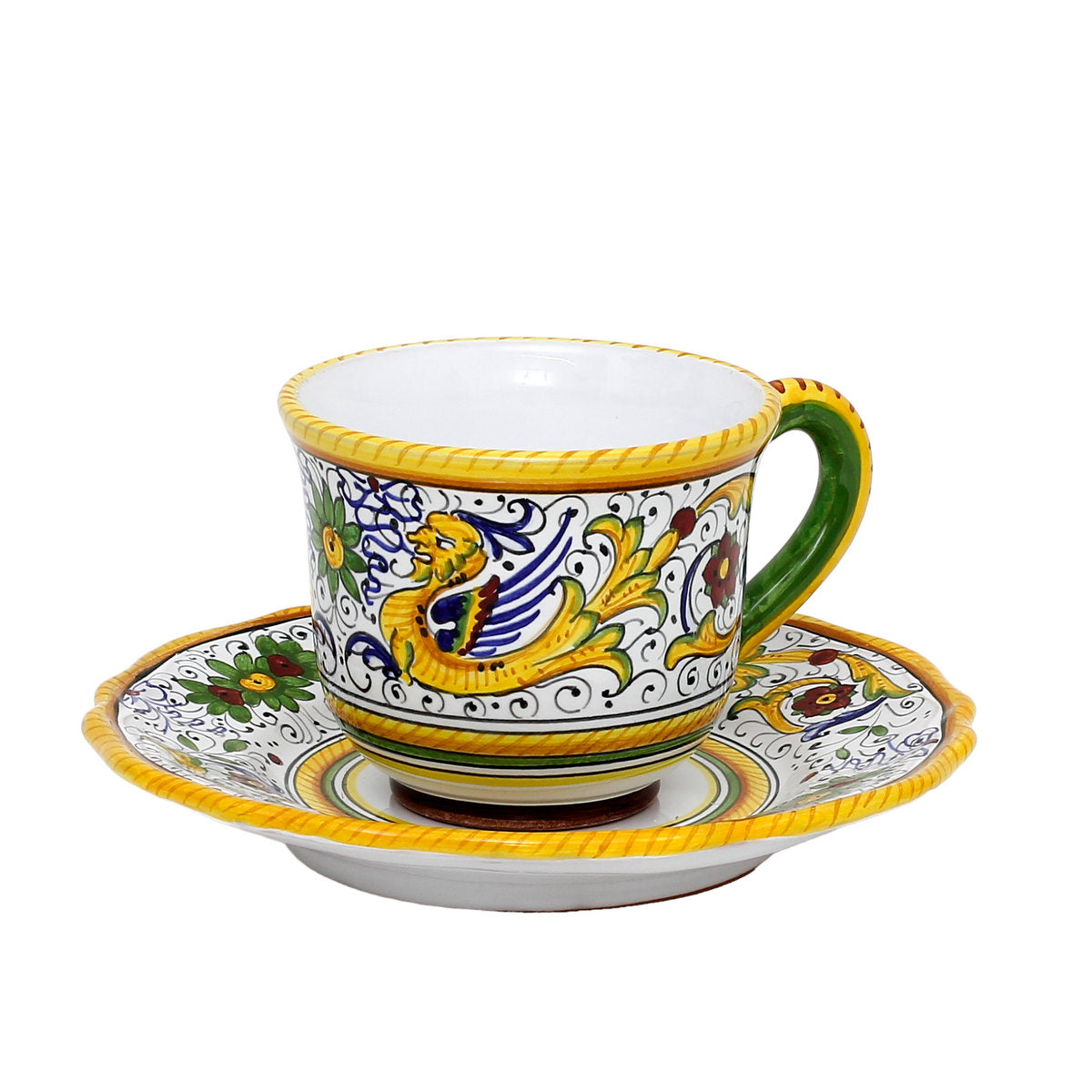 RAFFAELLESCO DELUXE: Cup and Saucer - artisticaitalian.com