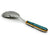 RAFFAELLESCO DELUXE: Ceramic Handle Serving 'Risotto' Spoon Ladle with 18/10 stainless steel cutlery. - artisticaitalian.com