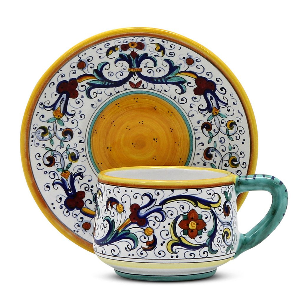 RICCO DERUTA DELUXE: Cup and Saucer - artisticaitalian.com