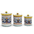 RICCO DERUTA DELUXE: Canister Set (3-Pcs) [SM+MED+LG]