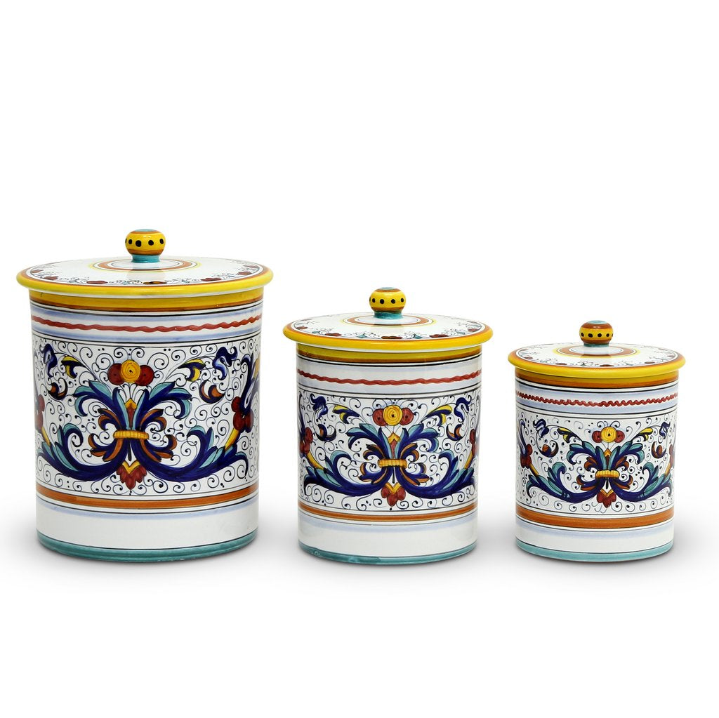 RICCO DERUTA DELUXE: Canister Set (3-Pcs) [MED+LG+XLG]