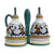 RICCO DERUTA DELUXE: Oil and Vinegar cruets set with caddy (NEW) - artisticaitalian.com