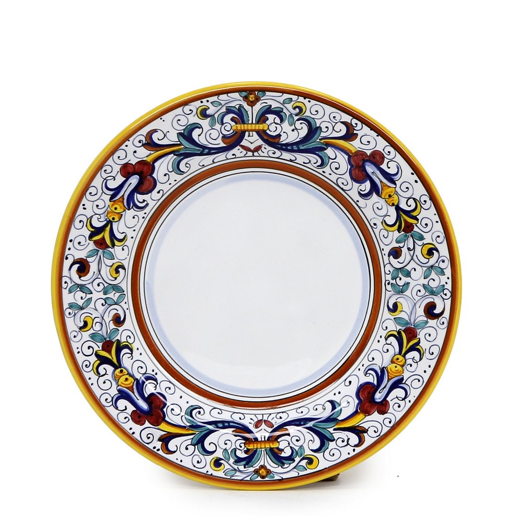 RICCO DERUTA: Salad Plate - White Center - artisticaitalian.com