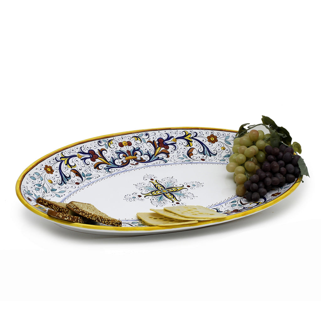 RICCO DERUTA DELUXE: Extra Large Oval Platter - artisticaitalian.com