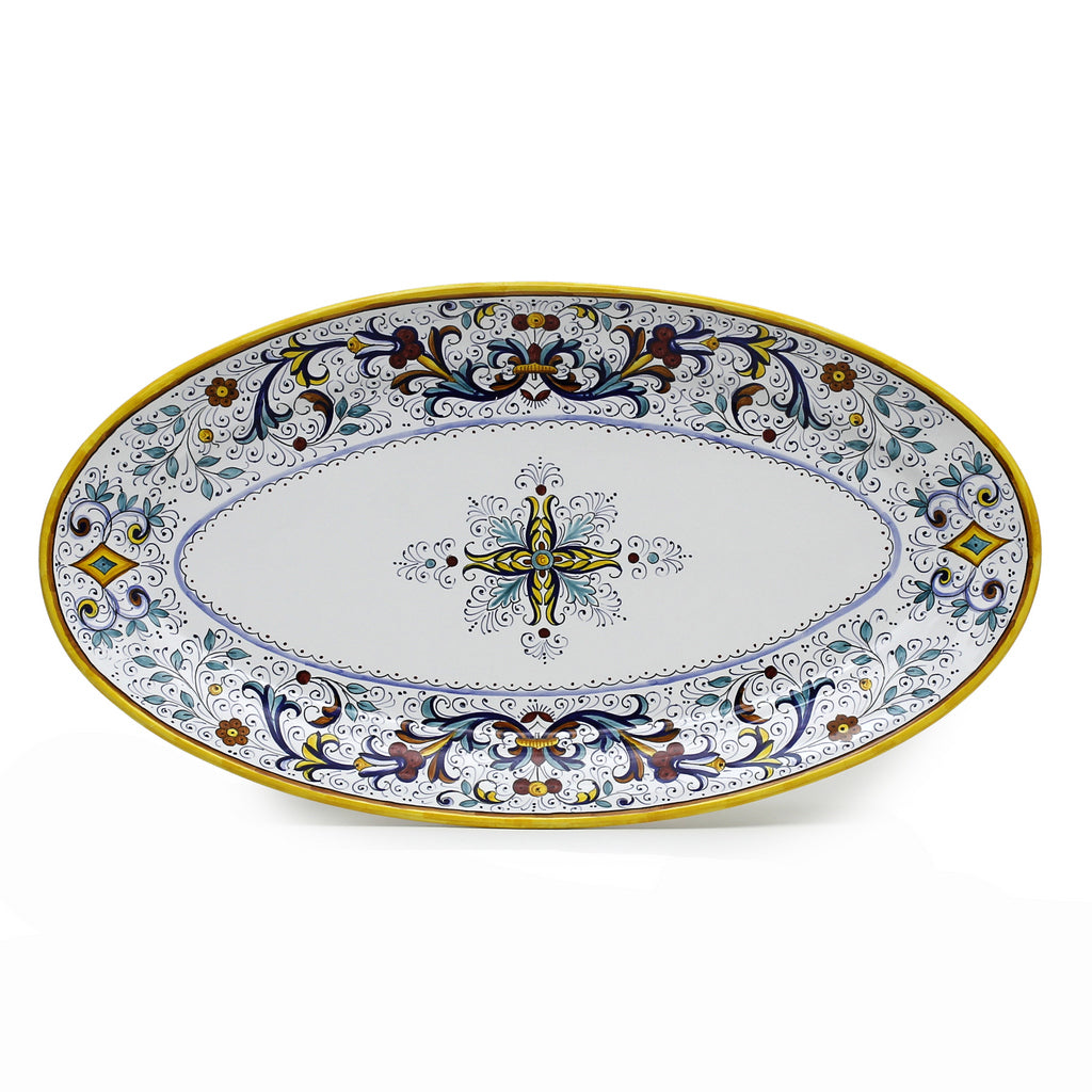 RICCO DERUTA DELUXE: Extra Large Oval Turkey Platter - artisticaitalian.com