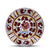 ORVIETO RED ROOSTER: 3 Pieces Dinnerware Place Setting - artisticaitalian.com