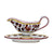 ORVIETO RED ROOSTER: Gravy Sauce Boat with Tray [R] - artisticaitalian.com