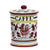 ORVIETO RED ROOSTER: Caffe' (Coffee) Container Canister - artisticaitalian.com