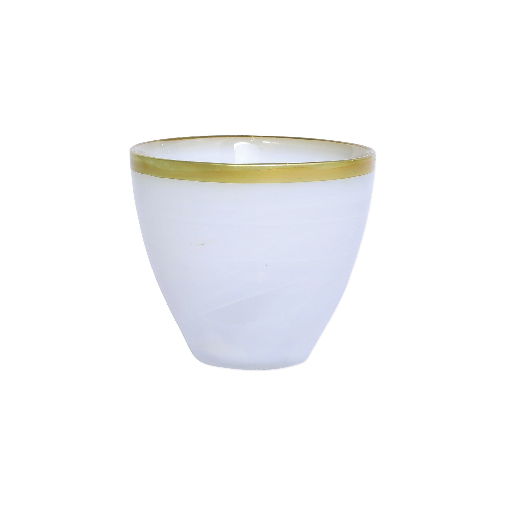 VIETRI: Rufolo Glass Gold Alabaster Votive - artisticaitalian.com