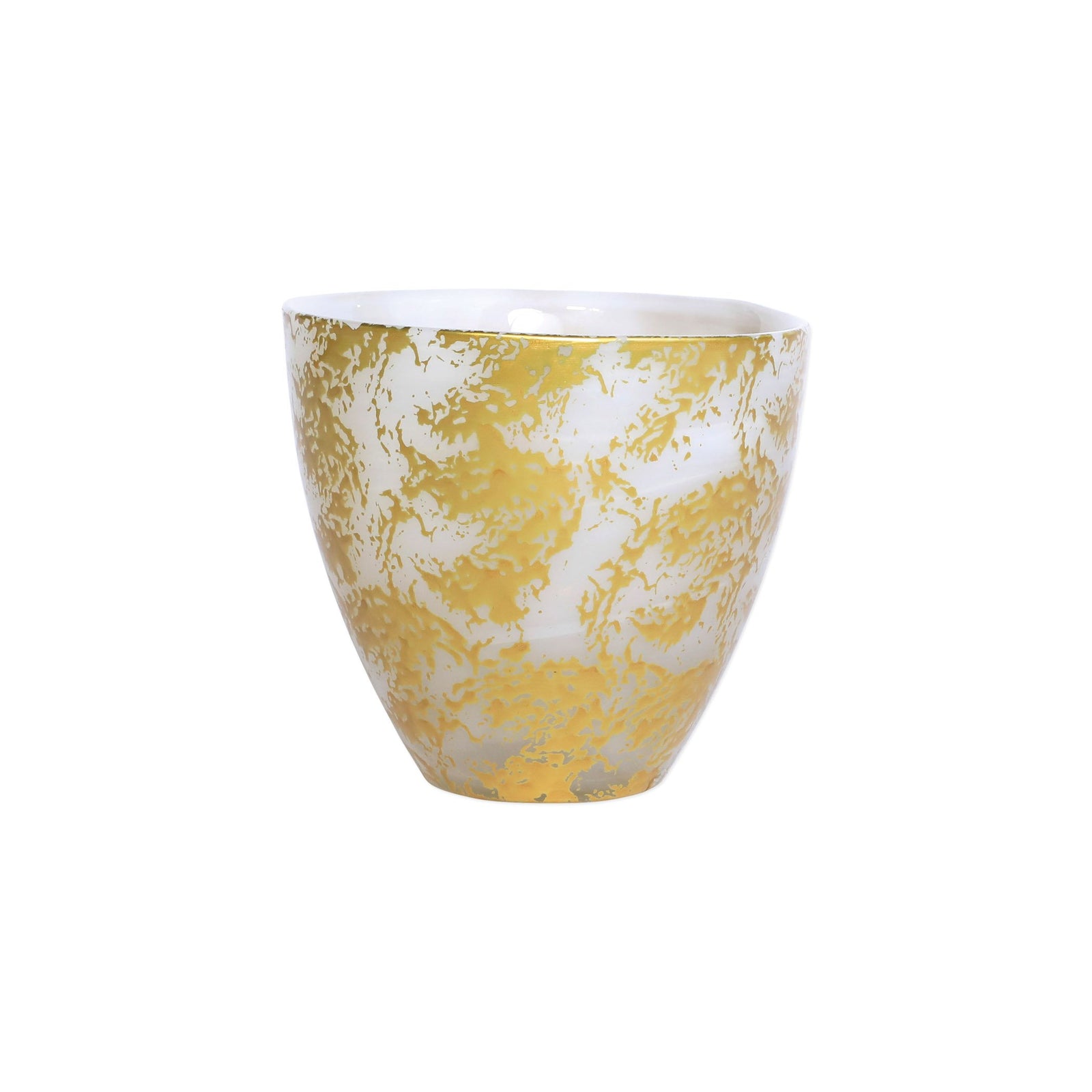 VIETRI: Rufolo Glass Gold Scattered Votive - artisticaitalian.com