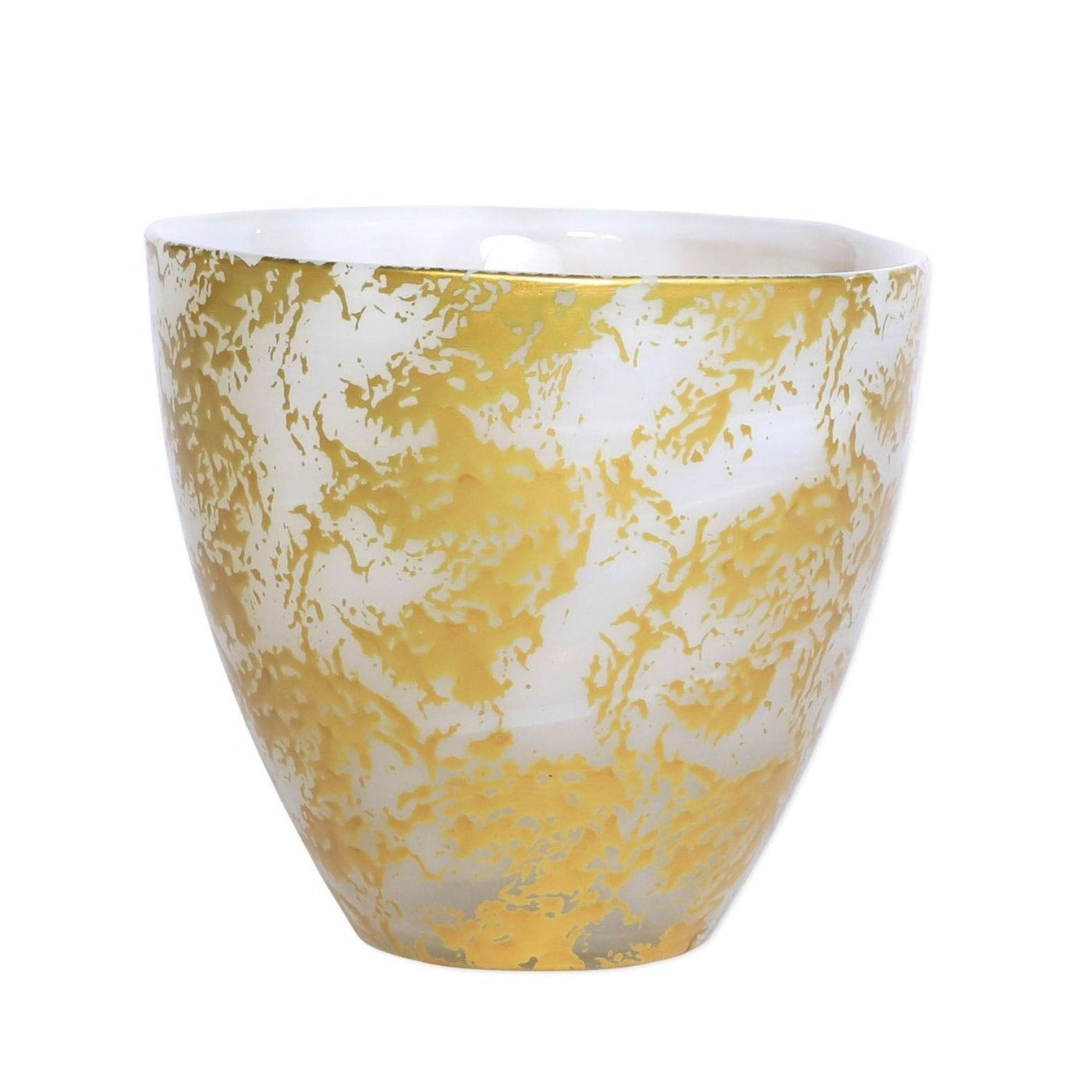 CRYSTAL CANDLES: Rufolo Glass Gold Scattered Candle