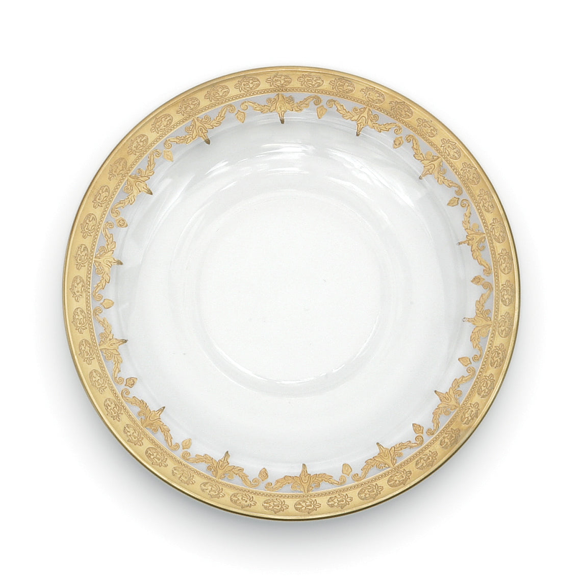 ARTE ITALICA: Vetro Gold Dinner Plate - artisticaitalian.com